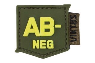 Viktos Bloodtype Mini Moralpha Medical Patch - AB negative blood type features a glow in the dark design